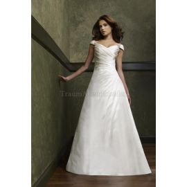 Princesa capela trem cintura baixa atraente vestido de noiva