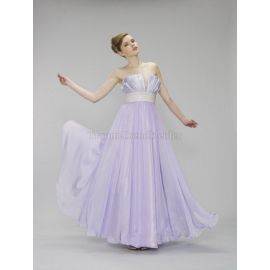 vestido de baile elegante sem mangas em forma de maçã com corpete em camadas